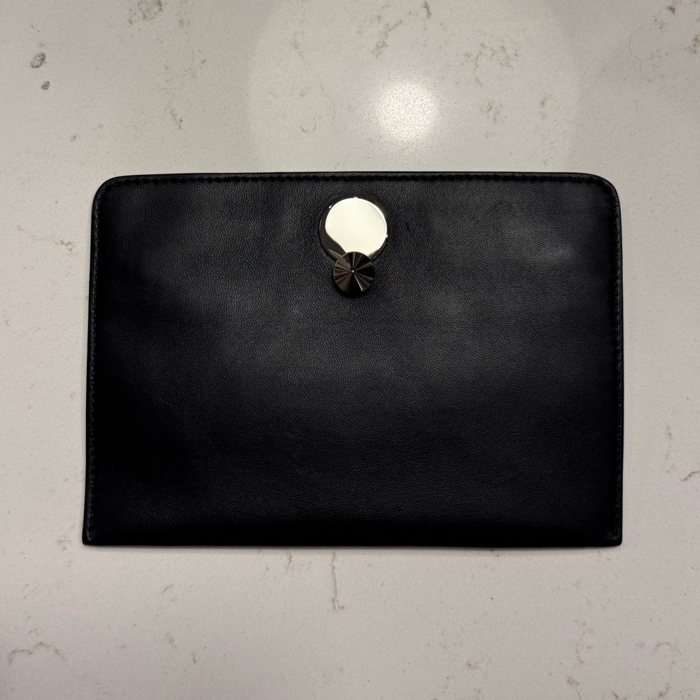 Fendi Dotcom Click Quilted Leather Shoulder Bag + Removable Clutch - Picture 10 of 16